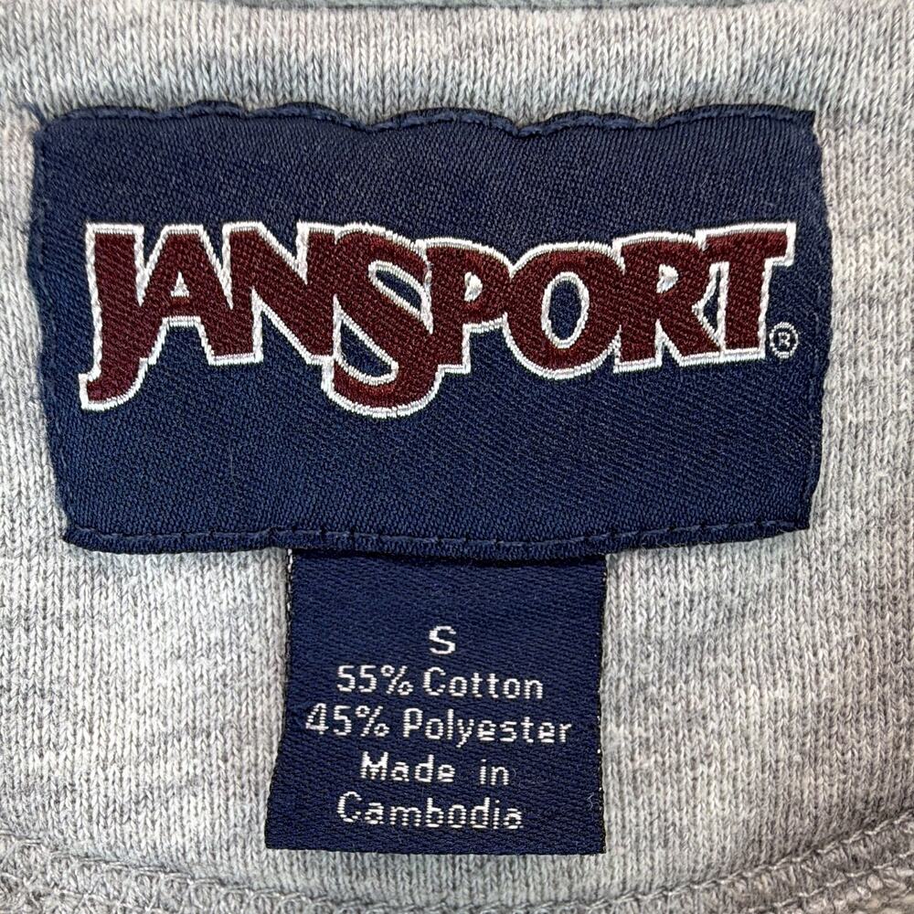 JanSport Johns Hopkins University Crewneck Sweatshirt Mens S Gray NCAA - Picture 4 of 7
